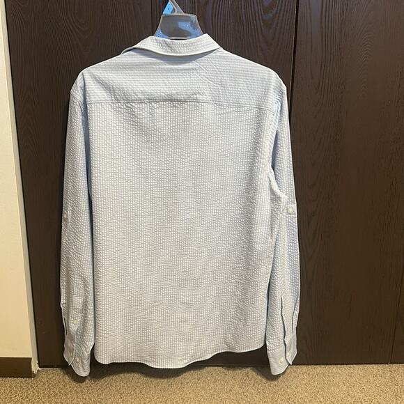 Perry Ellis slim fit stretch button down shirt - L - Picture 4 of 4